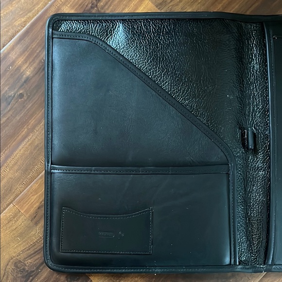 Coach Handbags - Black Leather Portfolio Organizer